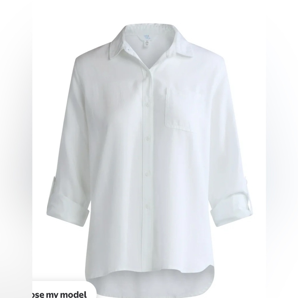 🤍 White Women’s Button Down Shirt 🤍
